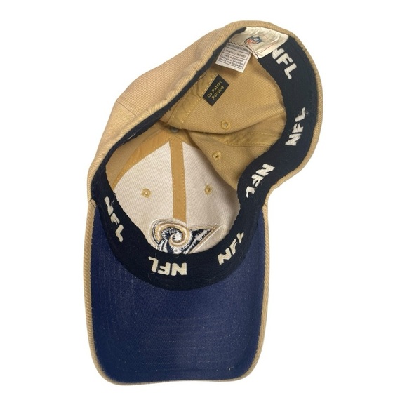 Vintage Men’s NFL St. Louis Rams Football Tan Fitted Hat - Picture 7 of 7